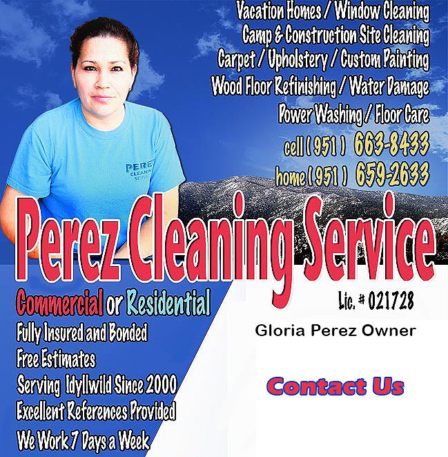 Perez Cleaning Service of Idyllwild, California
